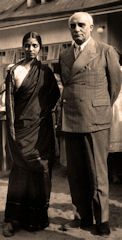 Rukmini Devi and G S Arundale.