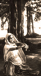 Rukmini Devi under the Banyan Tree .